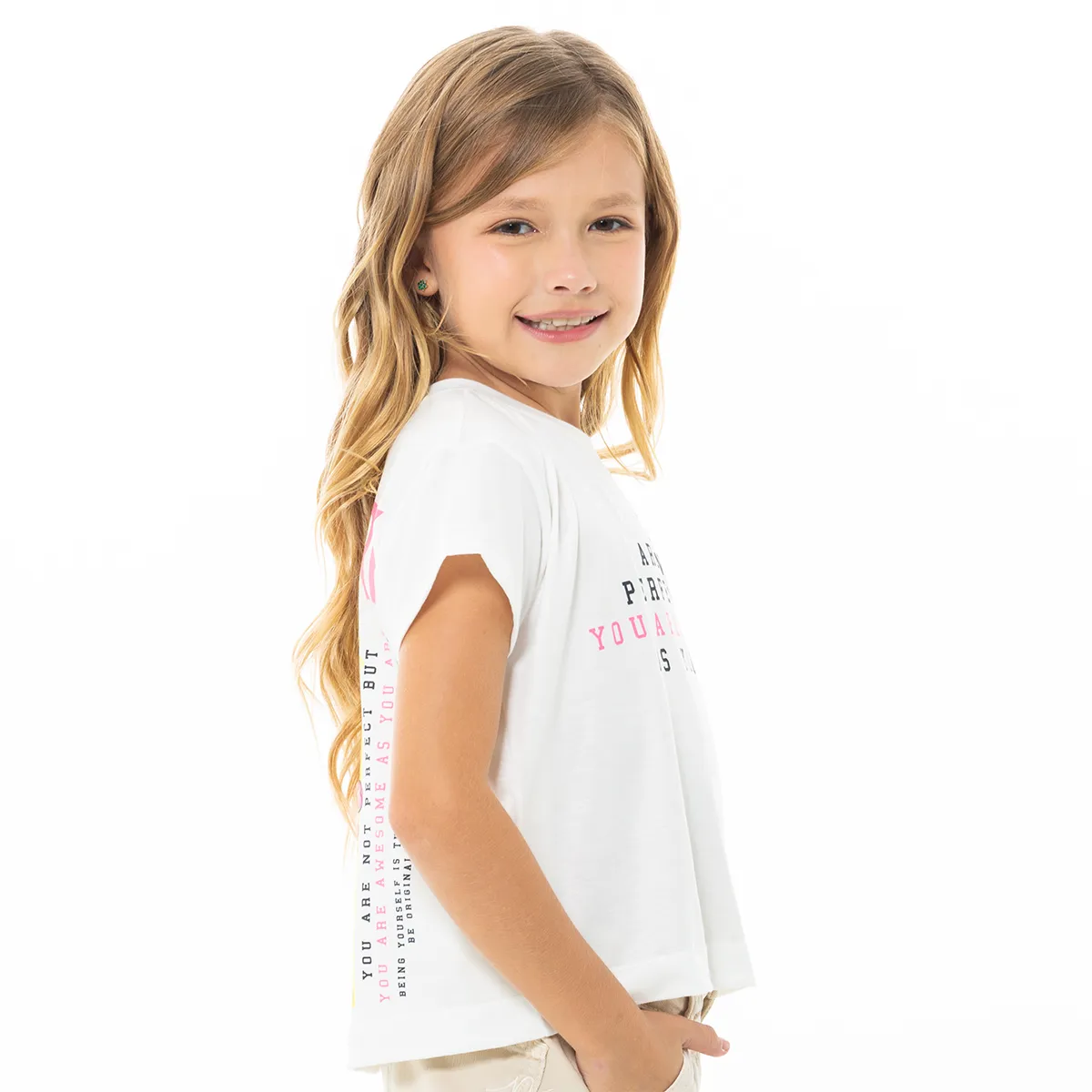 2 SIDES GRAPHIC T-SHIRT FOR GIRLS