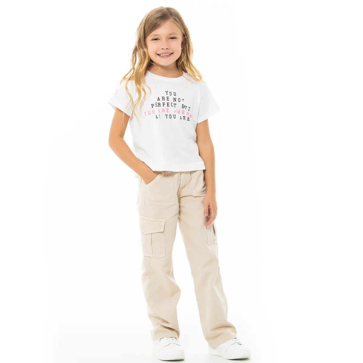 2 SIDES GRAPHIC T-SHIRT FOR GIRLS