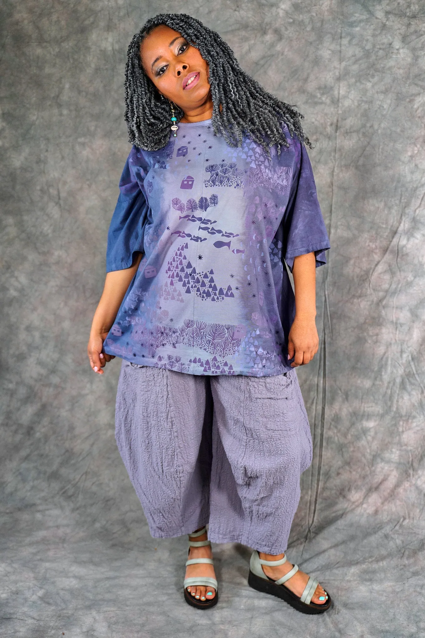 3240 Textured Mojo Pant Amethyst