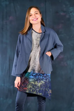 5278 Natural Cotton Twill Jacket Antique Ink-P