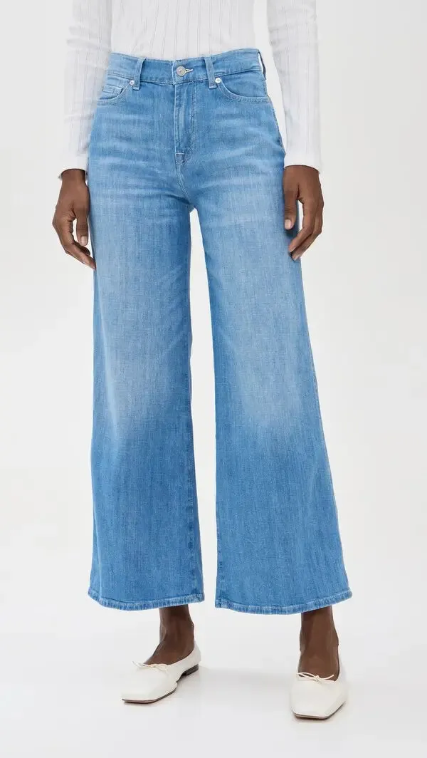 7 FOR ALL MANKIND- WOMEN'S LOTTA CROPPED JEANS