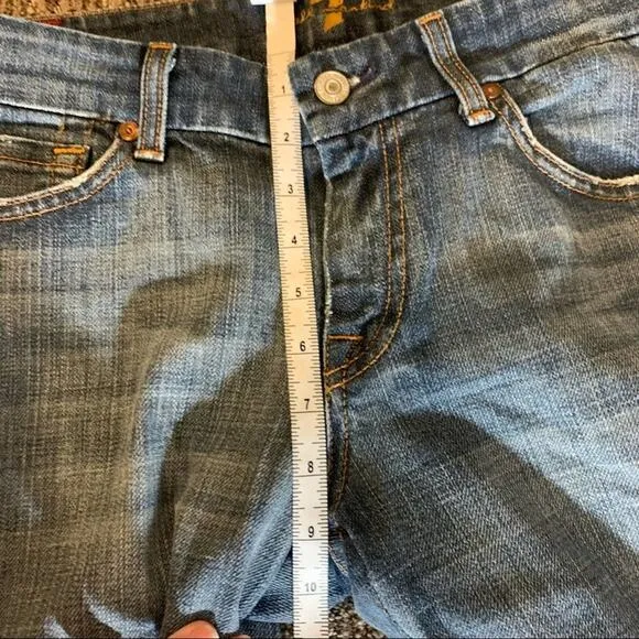 7 for all mankind women’s wide leg jeans. Size 28