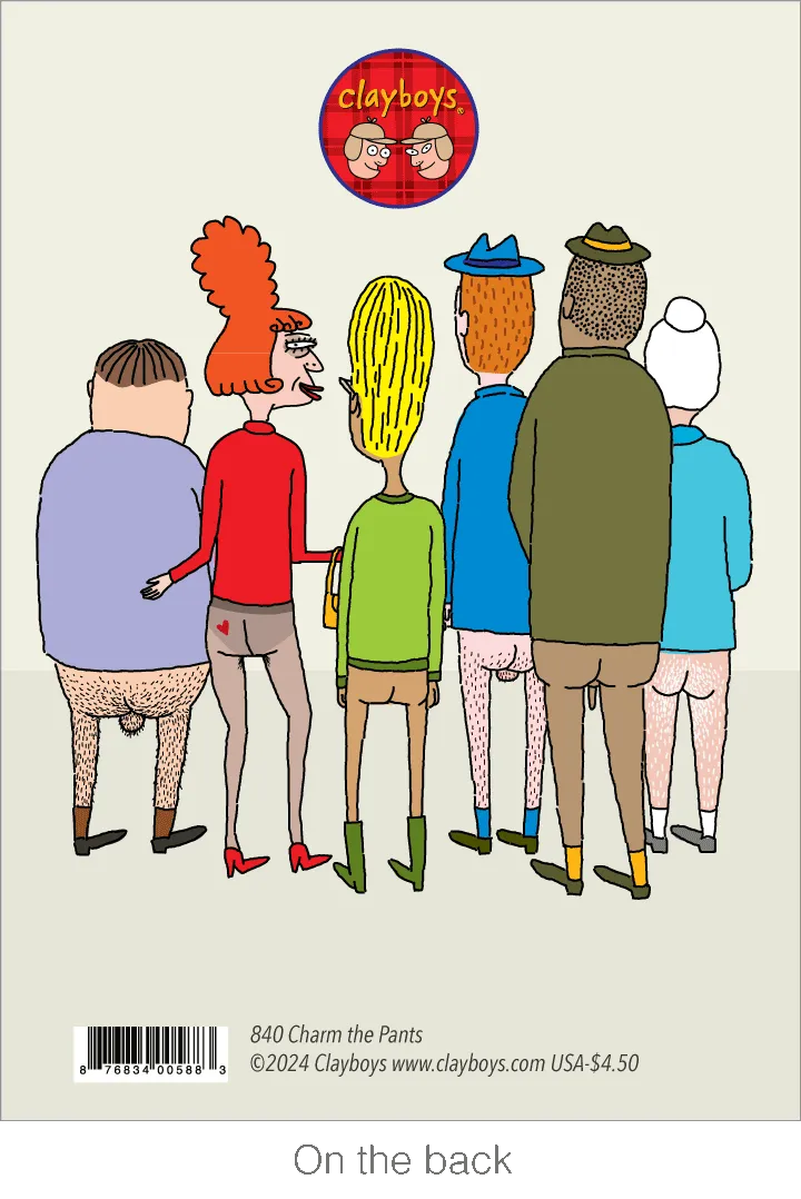 840 Charm the Pants (Birthday Card)