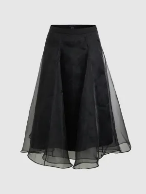A-Line Mesh Skirts