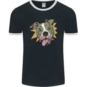 A Yampy Pitbull Dog Mens Ringer T-Shirt FotL