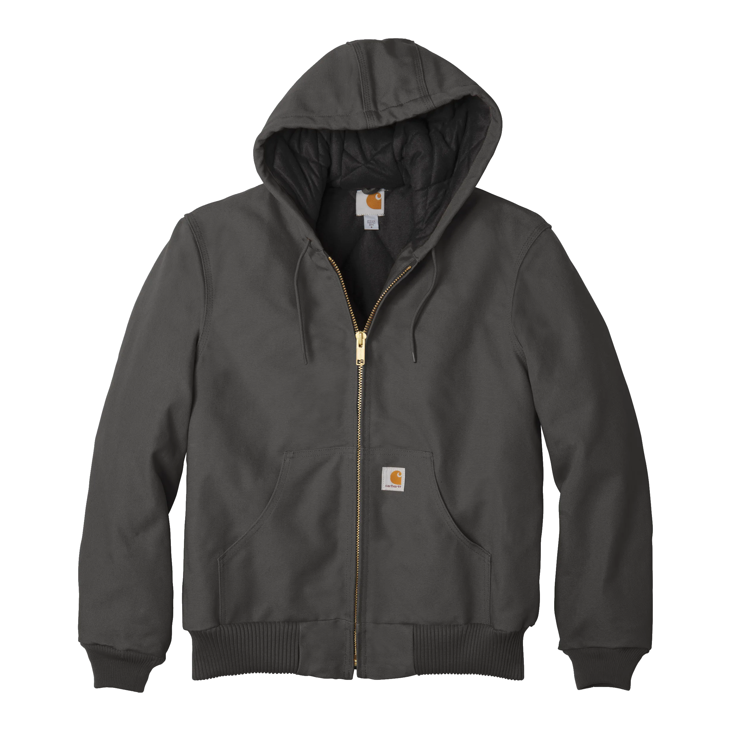 A1938 Mens Quilted Flannel Lined Duck Active Jac