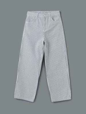 Adjustable Waist Elastic Girl Trousers