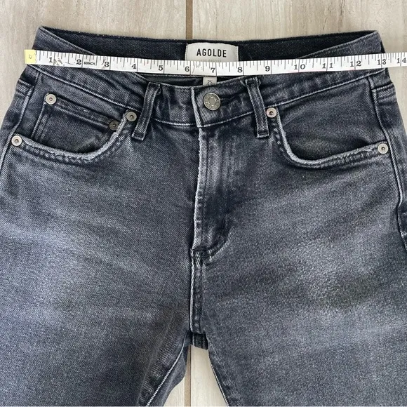 Agolde Mid Rise Toni Cropped Jeans Size 25