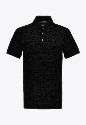All-Over Logo Polo T-shirt