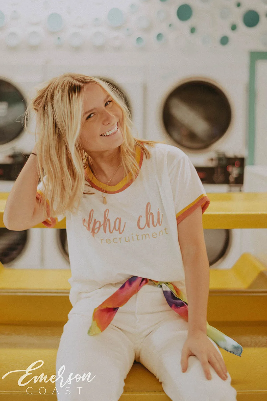 Alpha Chi Recruitment Ringer Tee