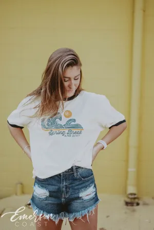 Alpha Delta Pi Spring Break Ringer Tee