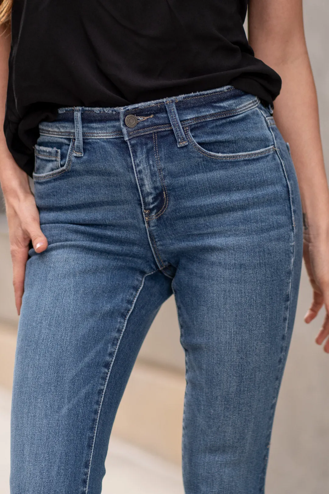Amethyst Mid Rise Boot Cut Regular & Plus Sizes