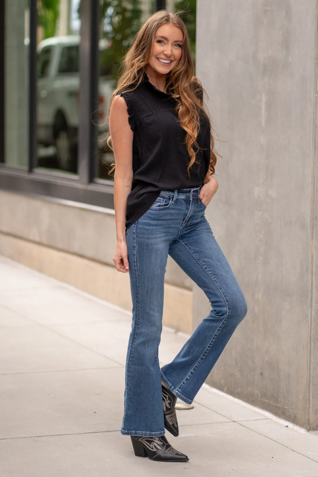 Amethyst Mid Rise Boot Cut Regular & Plus Sizes