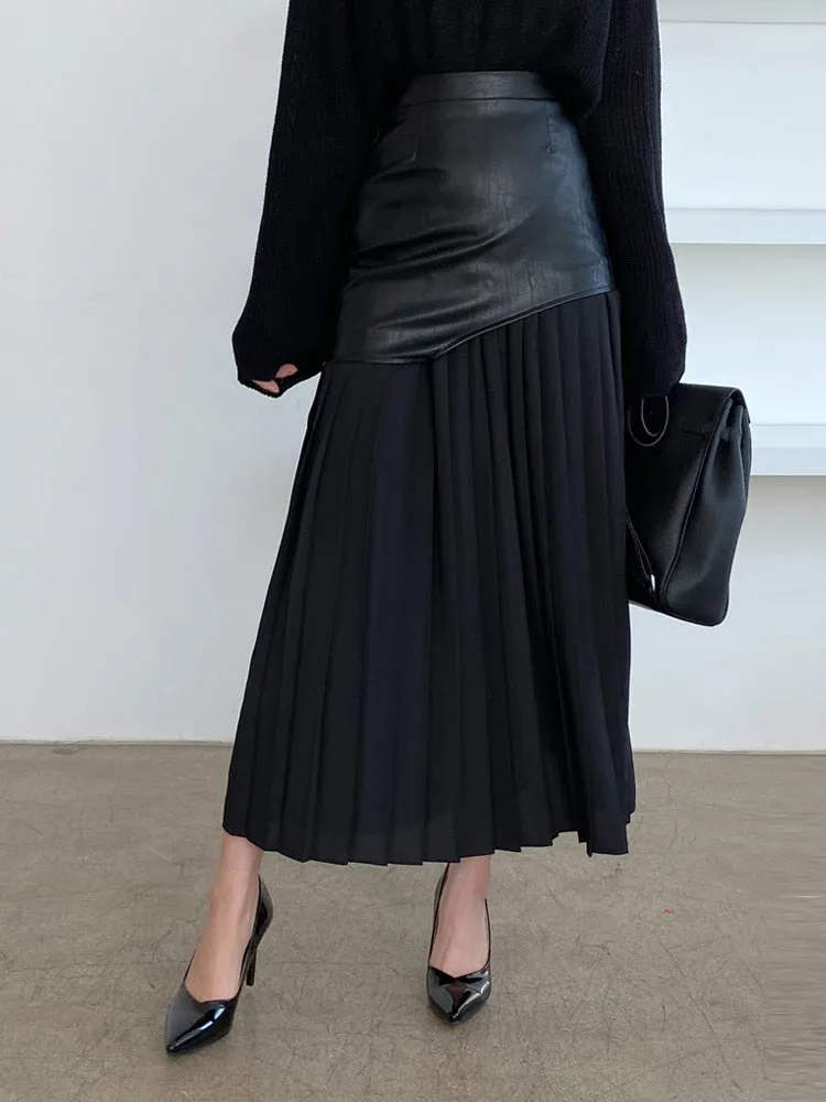 Amy Midi Pleated Skirts