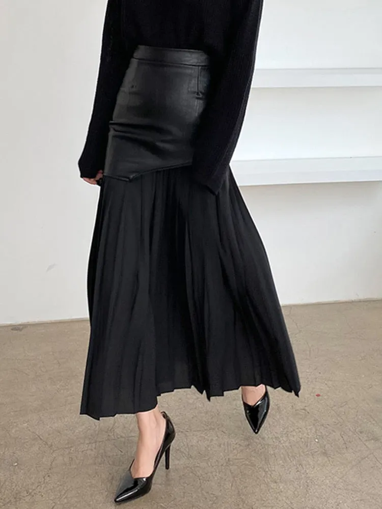 Amy Midi Pleated Skirts