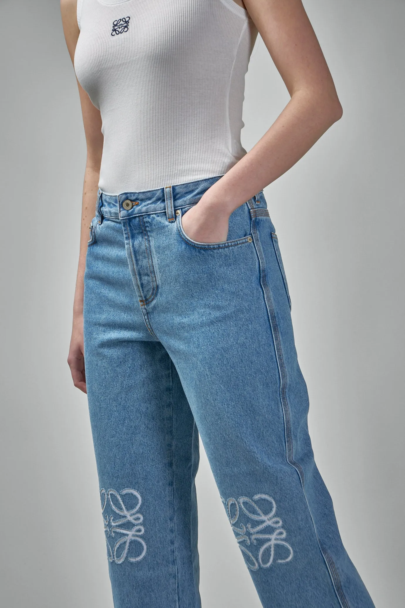 Anagram Cropped Jeans