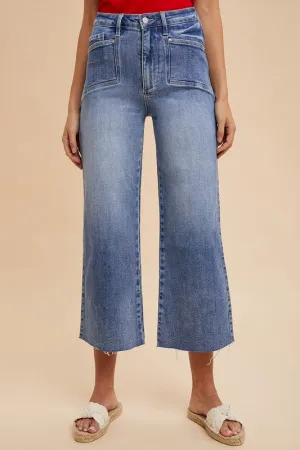 Annie Wear High-Rise Wide-Leg Jeans