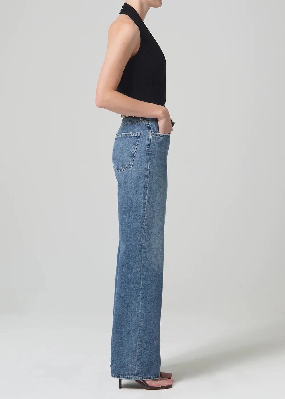 Annina High Rise Wide Leg 33" In Starsign
