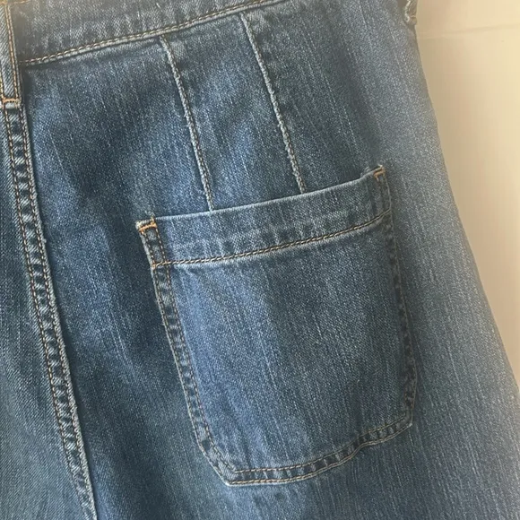Anthropology Pilcro High Rise Wide Leg Ankle Jeans Sz 31