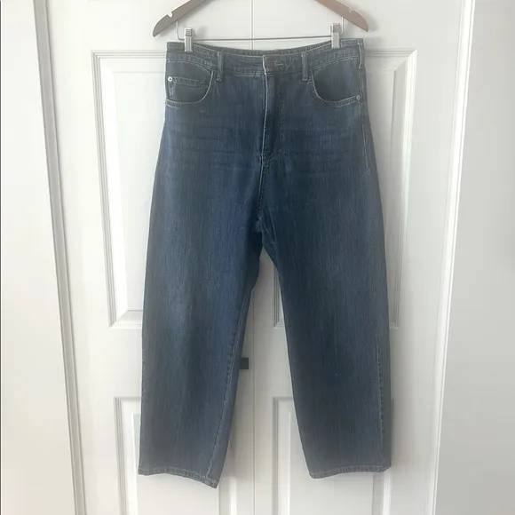 Anthropology Pilcro High Rise Wide Leg Ankle Jeans Sz 31