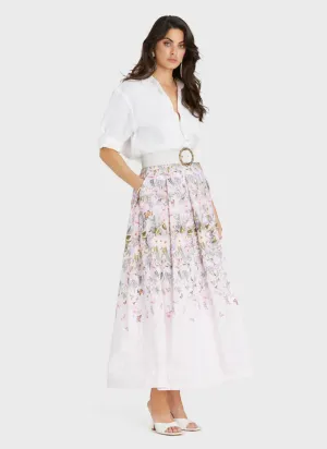 Aqua Blu - Annette Maxi Skirt - Zephyr