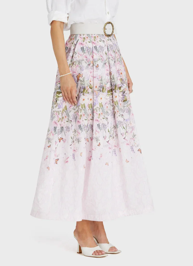 Aqua Blu - Annette Maxi Skirt - Zephyr