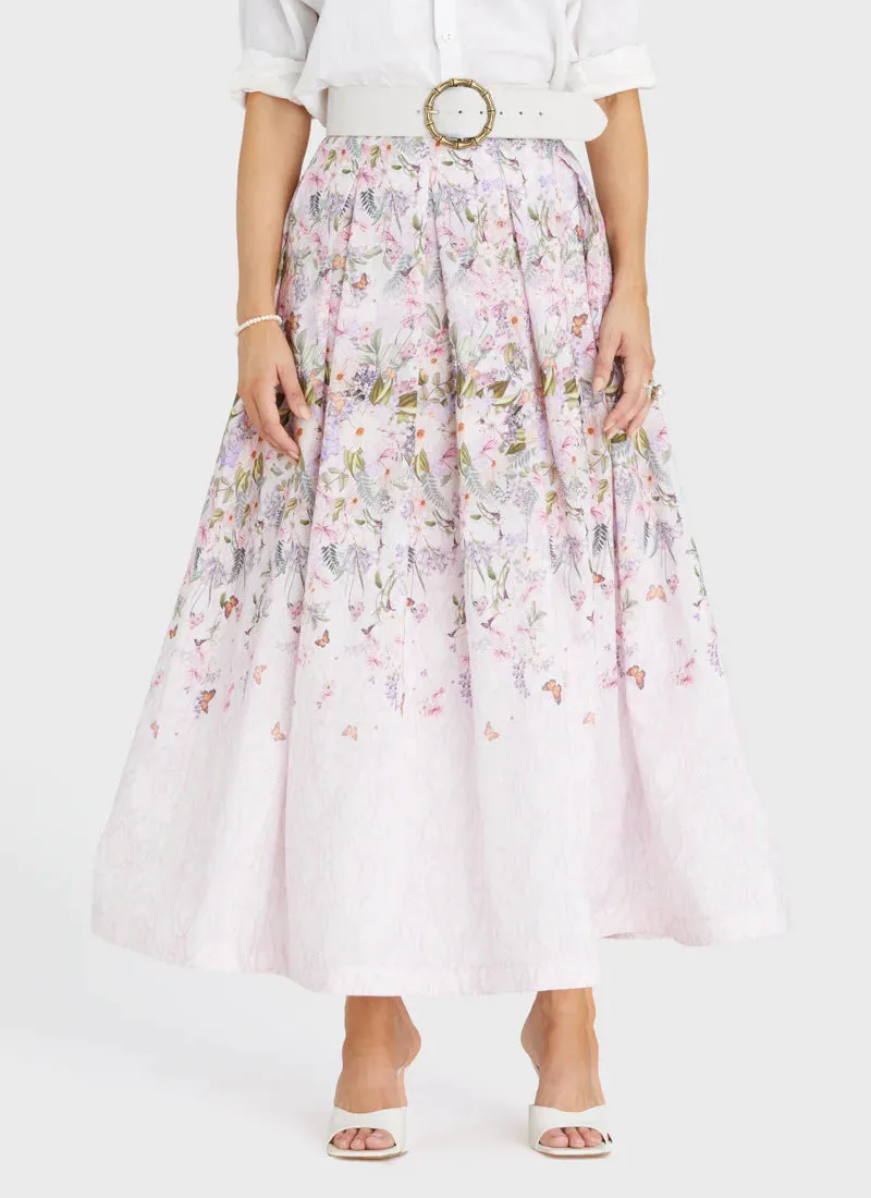 Aqua Blu - Annette Maxi Skirt - Zephyr