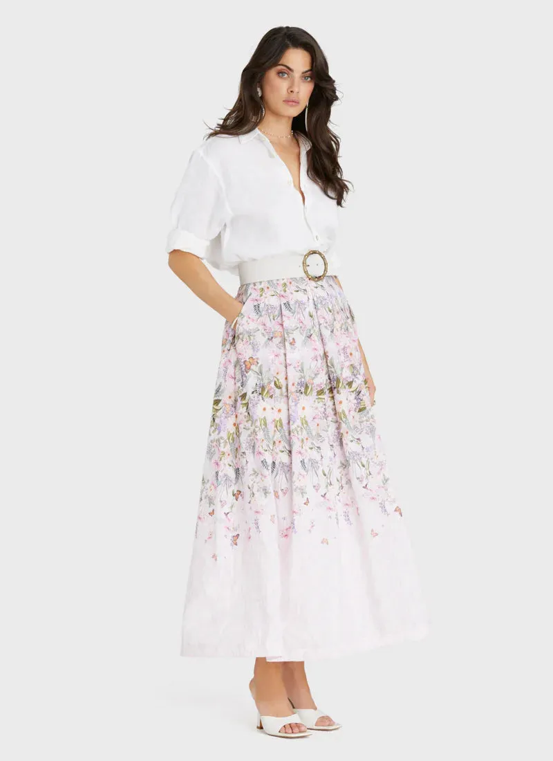 Aqua Blu - Annette Maxi Skirt - Zephyr