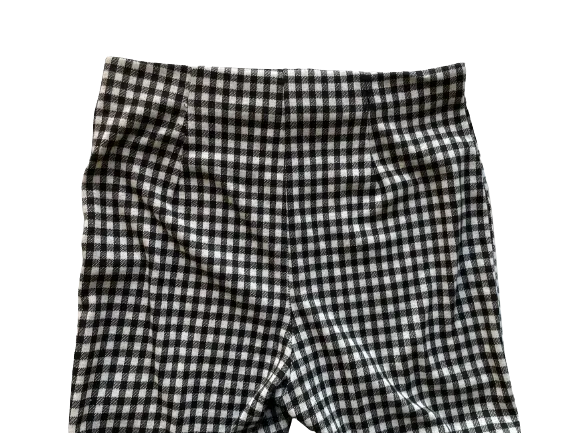 Ardene Black White Plaid Pants