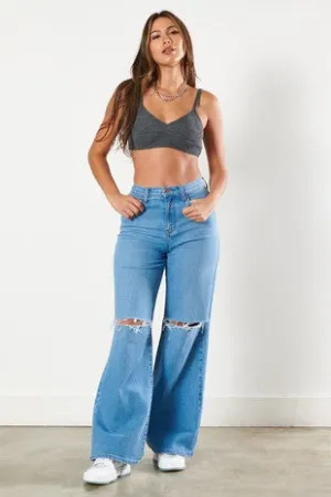 Ash Wide Leg Jeans