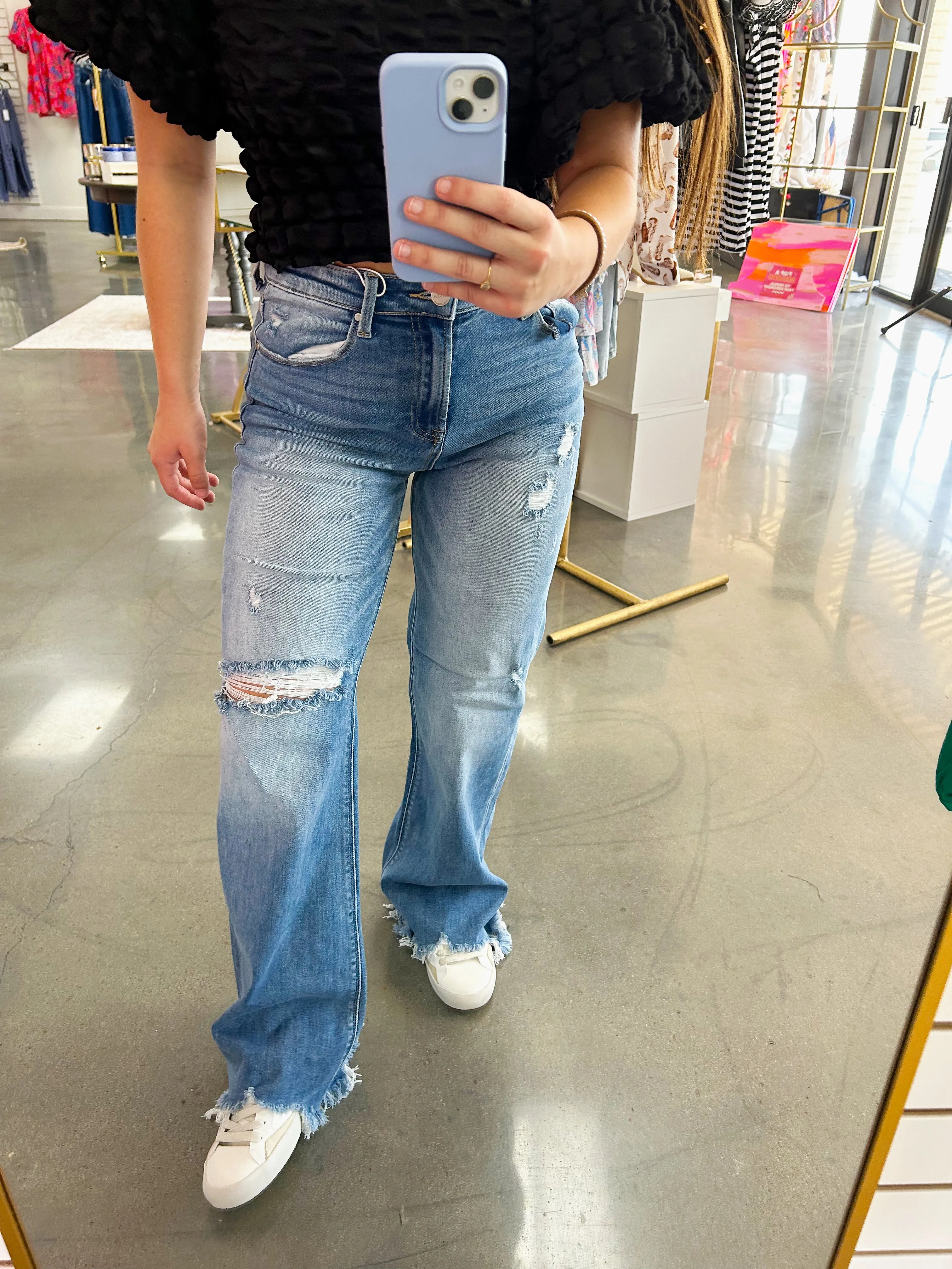 Avery High Rise Wide Leg Jean