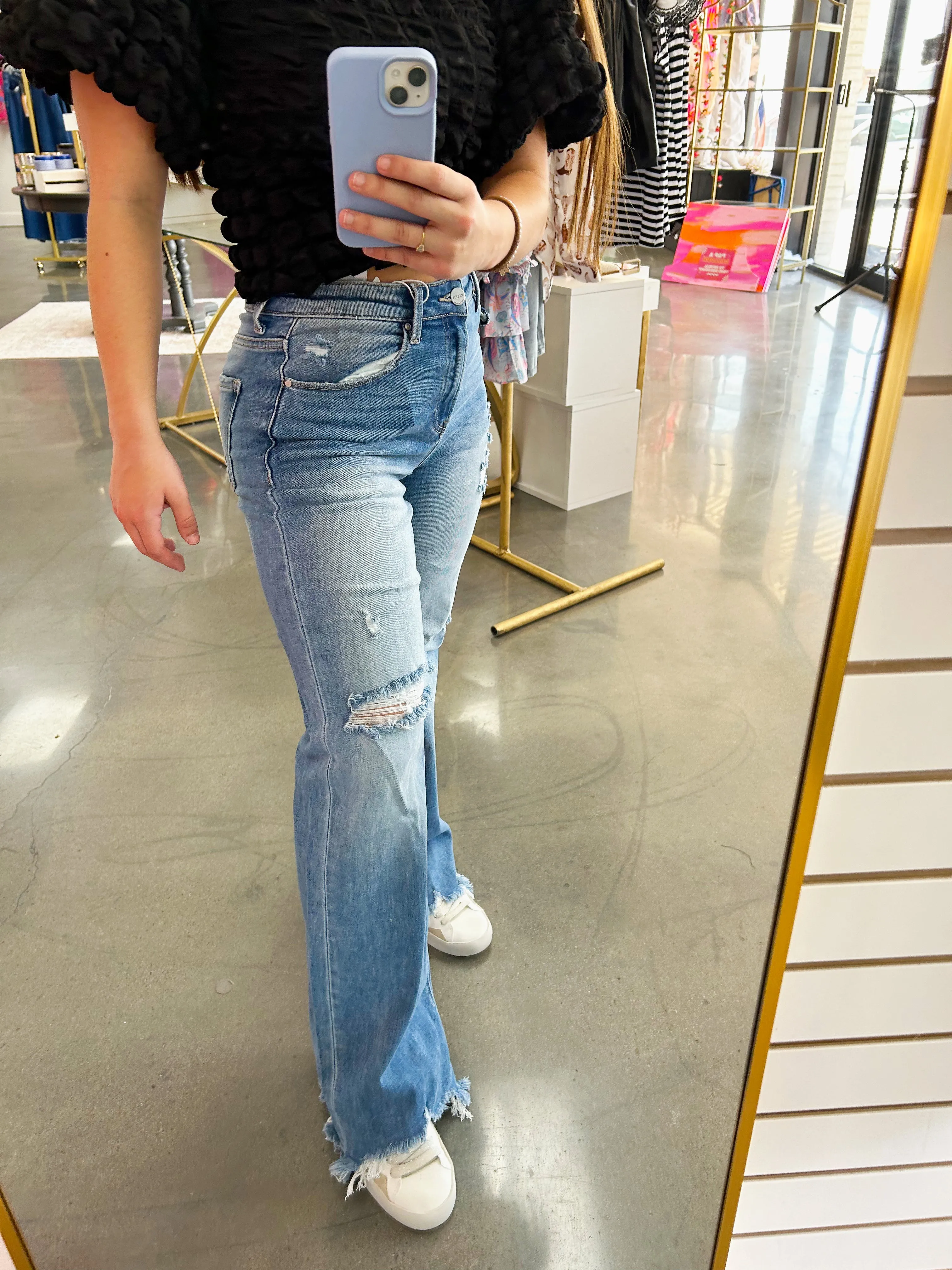 Avery High Rise Wide Leg Jean