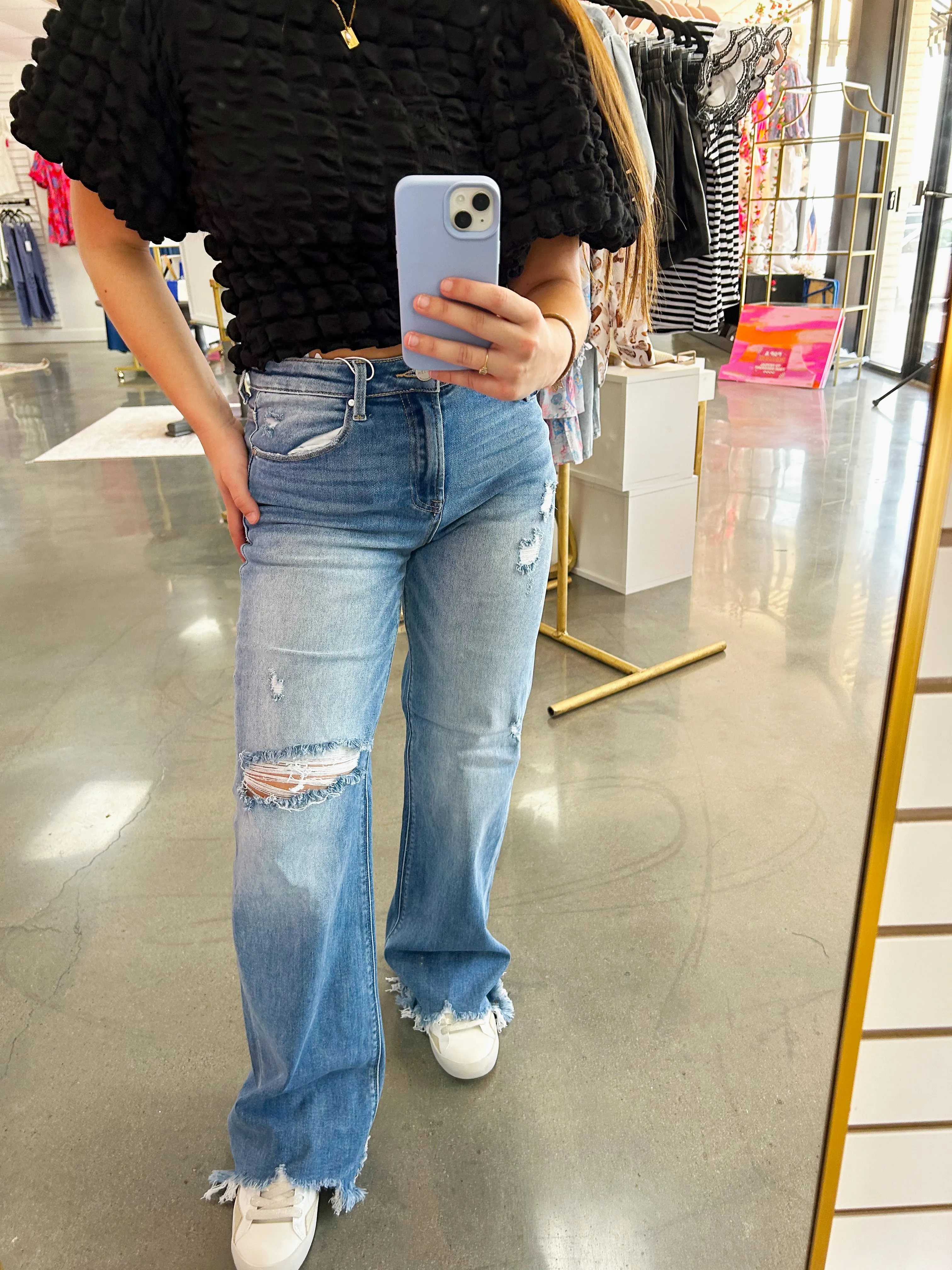 Avery High Rise Wide Leg Jean