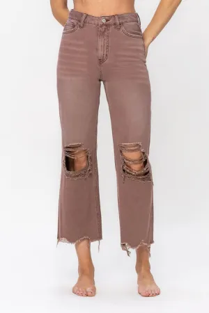 Aztec Vervet Vintage Crop Flare Jean