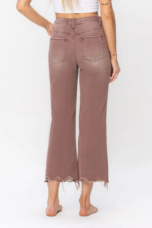 Aztec Vervet Vintage Crop Flare Jean