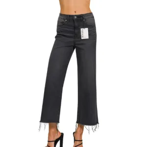 Bailey Washed Black Crop