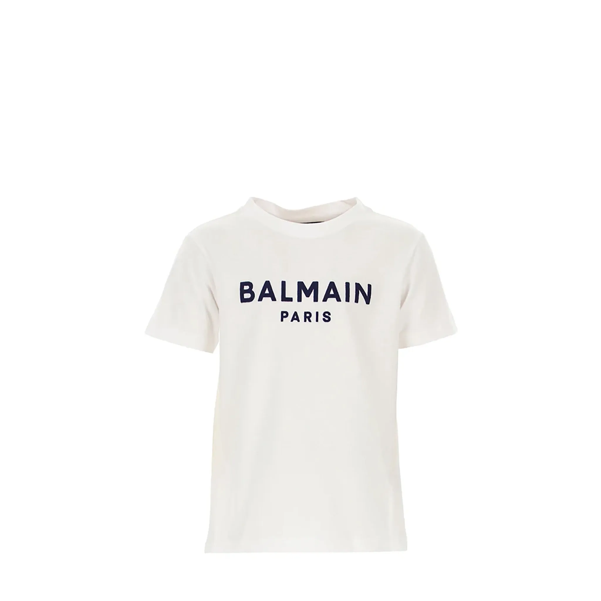 Balmain Kids Flocked Logo T-Shirt
