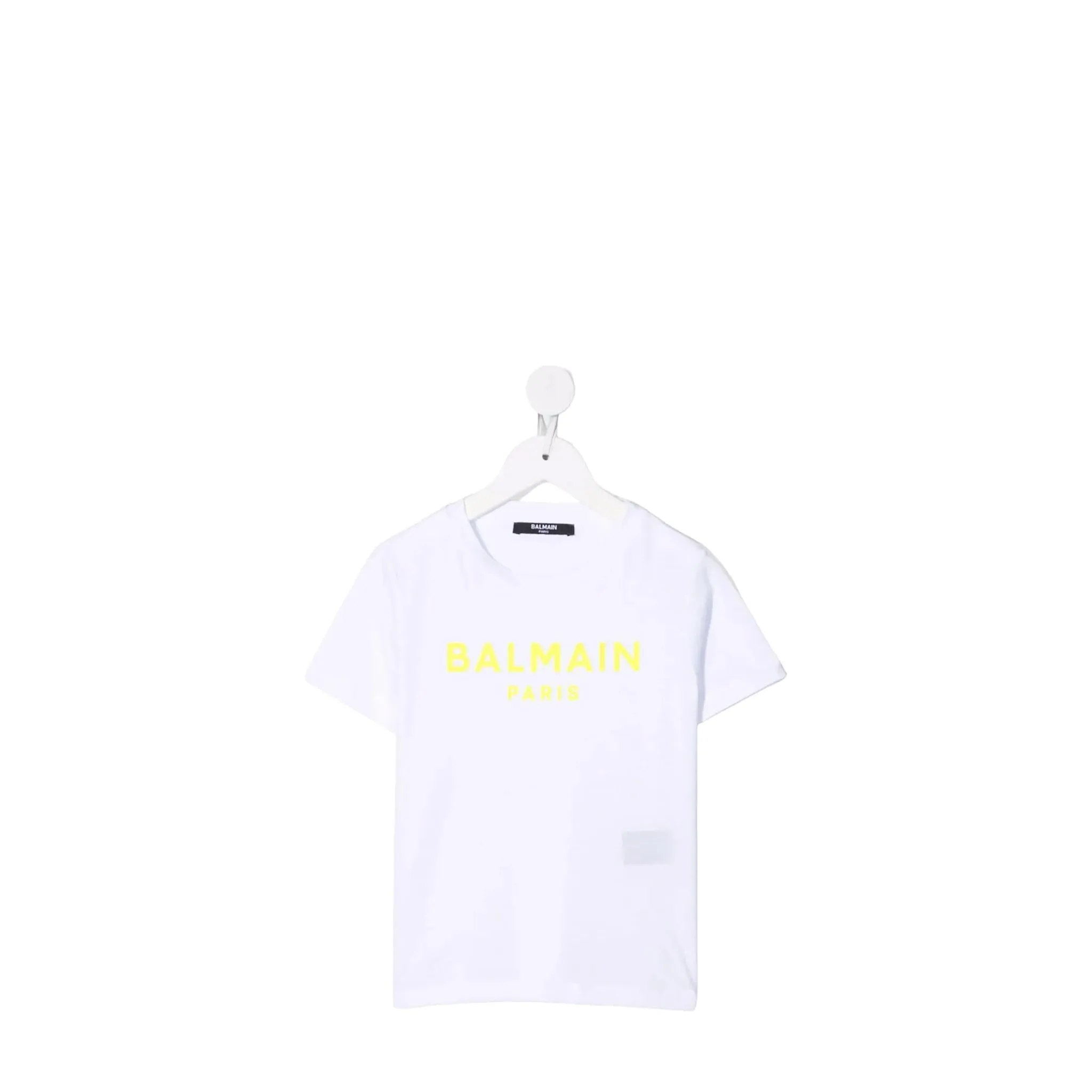 Balmain Kids Flocked Logo T-Shirt