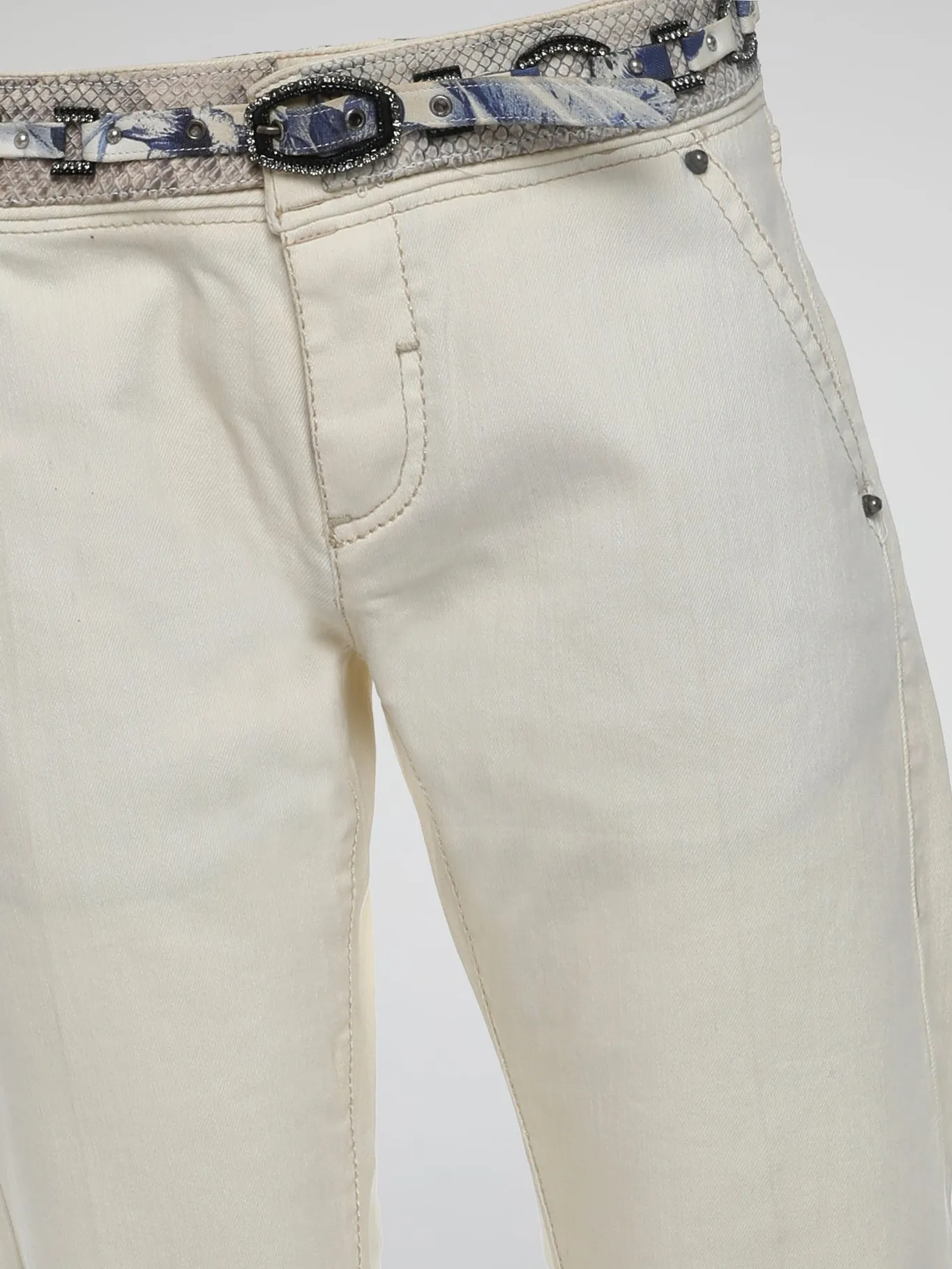Belted Wide Leg Jeans