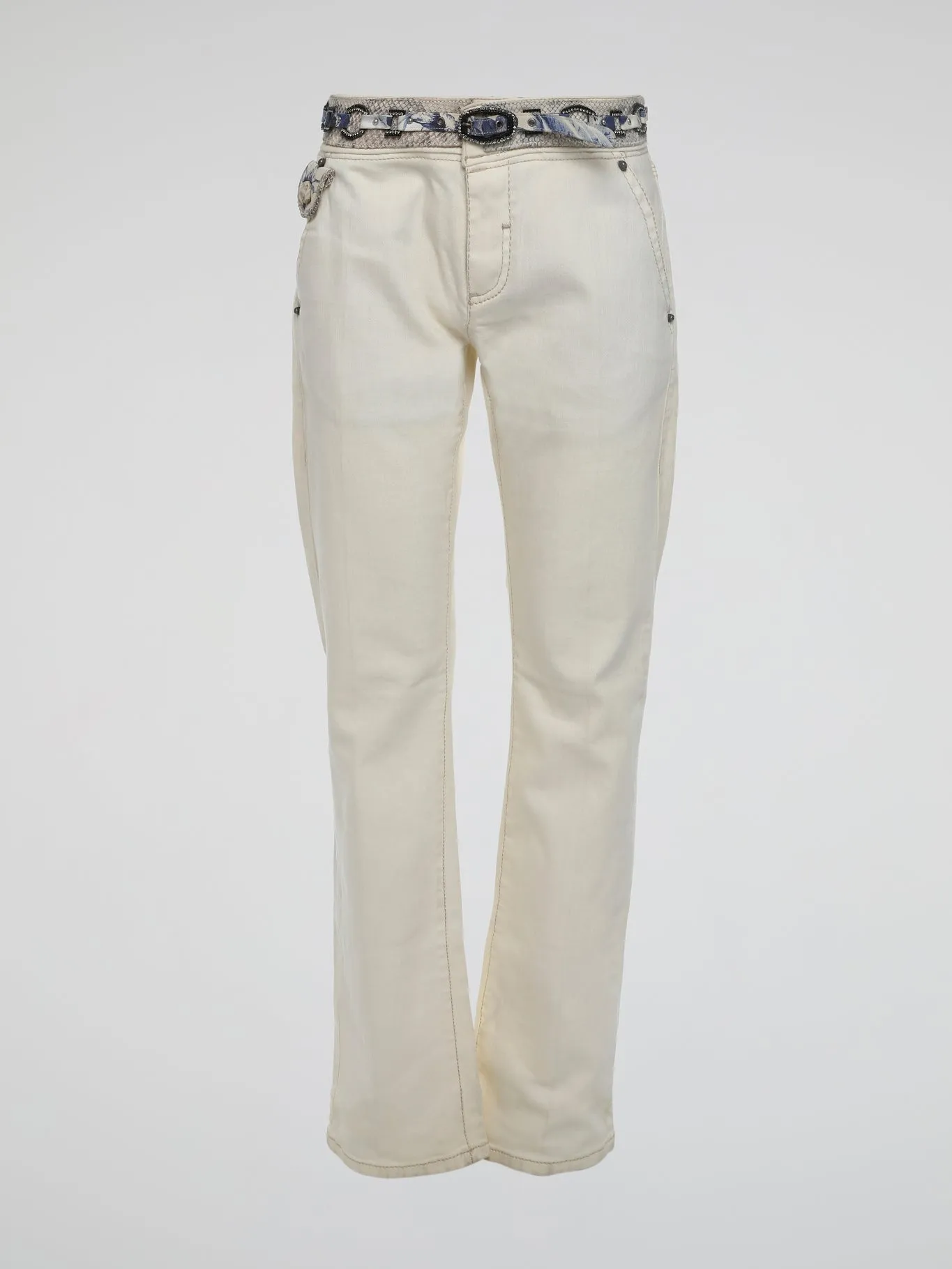 Belted Wide Leg Jeans