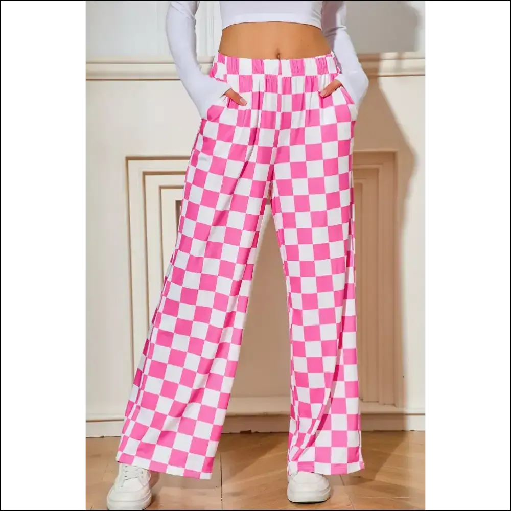 Black Checkered Wide Leg Pants: Pants so Good, It's Criminal 😉 Needful Things