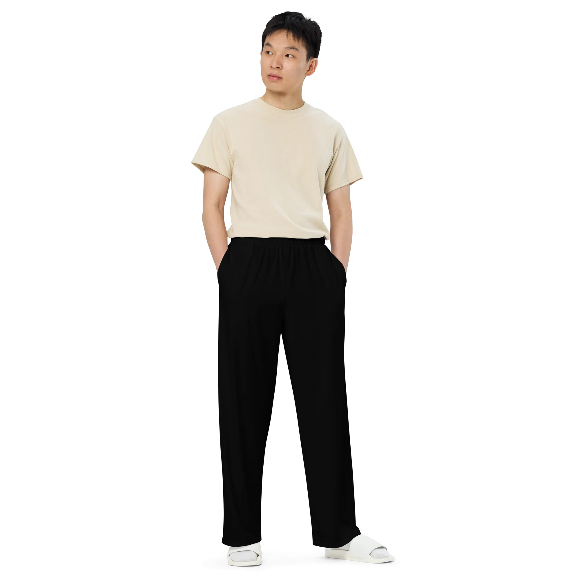 Black Wool Pants