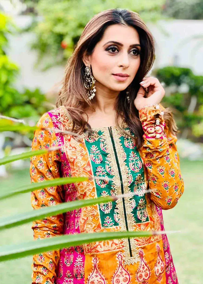 Block printed - Yellow - Eram Syed