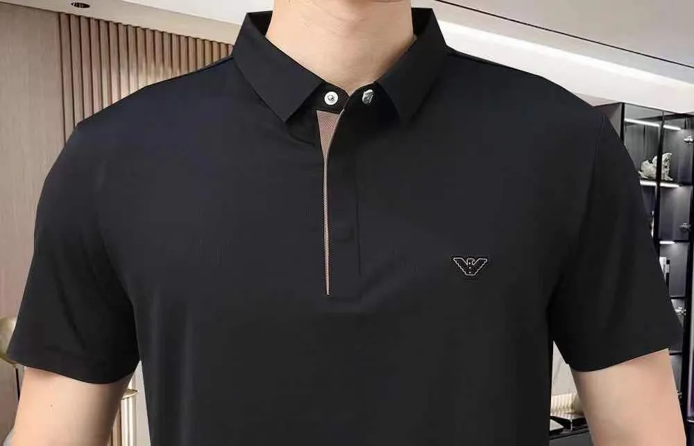 Branded Comfortable Patched Logo Regular Fit Polo  T-shirt