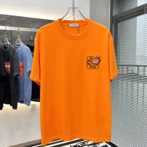 Branded  Drop Shoulder Embroidered Logo  Tee