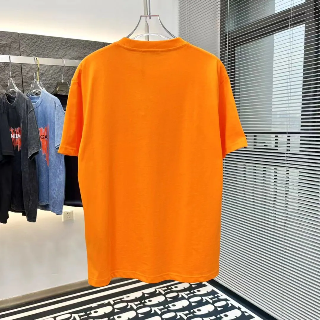 Branded  Drop Shoulder Embroidered Logo  Tee