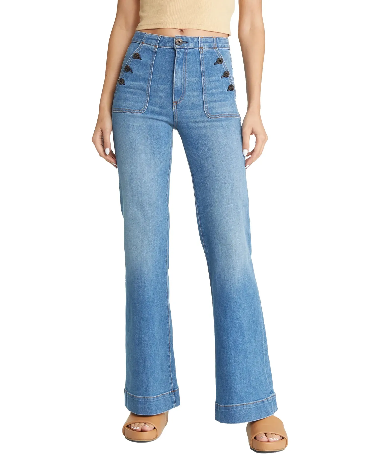 Brick House Wide Leg Denim (Harbour)