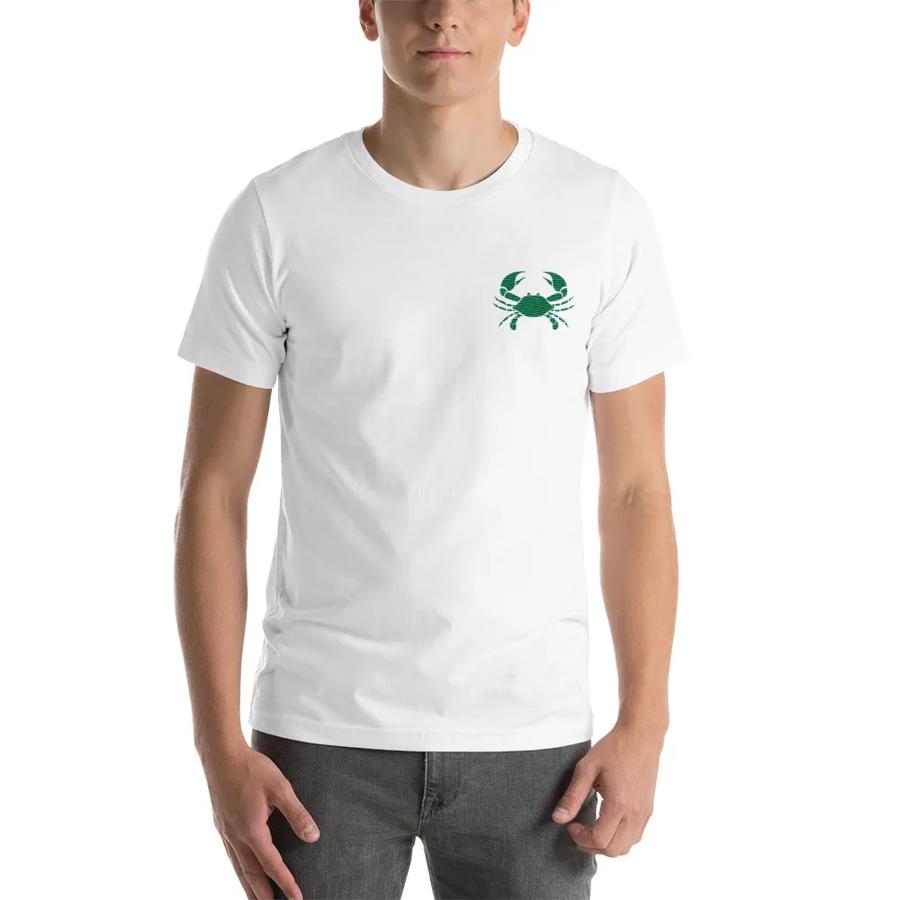 CANCER T SHIRT - Sign Logo Embroidery - Zodiac Shirt for Men