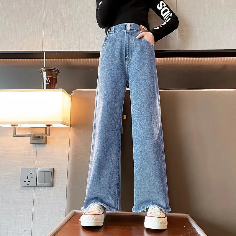 Casual Wide Leg Jean