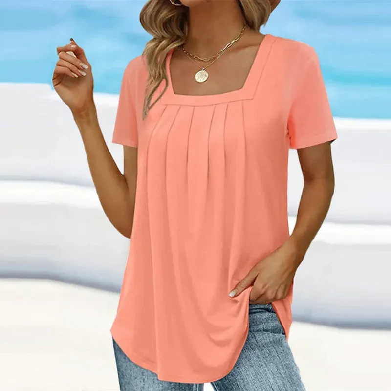 Celia | Elegant Pleated Blouse